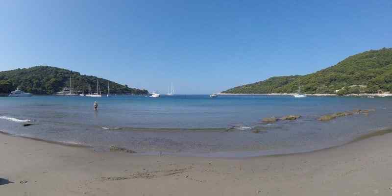 Plaža Salapura, otok Mljet